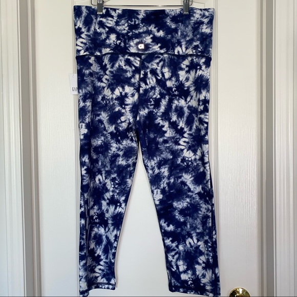 💕Host Pick💕 Gap Maternity Full Panel Tie Dye Crop Leggings - Picture 7 of 8